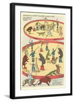 Vintage Circus Toys-null-Framed Art Print