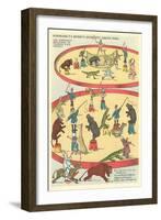 Vintage Circus Toys-null-Framed Art Print