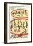 Vintage Circus Toys-null-Framed Art Print