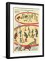 Vintage Circus Toys-null-Framed Art Print