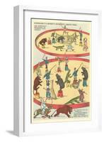 Vintage Circus Toys-null-Framed Art Print