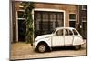 Vintage Citroen on a Street in Amsterdam, Netherlands-Carlo Acenas-Mounted Photographic Print