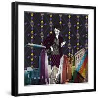 Vintage City II-Emilie Ramon-Framed Art Print