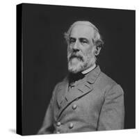 Vintage Civil War Photo of Confederate Civil War General Robert E. Lee-null-Stretched Canvas