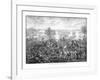 Vintage Civil War Print Featuring the Battle of Gettysburg-Stocktrek Images-Framed Photographic Print