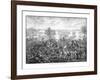 Vintage Civil War Print Featuring the Battle of Gettysburg-Stocktrek Images-Framed Photographic Print