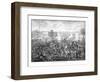 Vintage Civil War Print Featuring the Battle of Gettysburg-Stocktrek Images-Framed Photographic Print