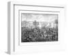 Vintage Civil War Print Featuring the Battle of Gettysburg-Stocktrek Images-Framed Photographic Print