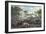 Vintage Civil War Print of the Battle of Cold Harbor-Stocktrek Images-Framed Premium Giclee Print