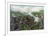 Vintage Civil War Print of the Battle of Five Forks-Stocktrek Images-Framed Premium Giclee Print