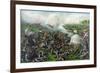 Vintage Civil War Print of the Battle of Five Forks-Stocktrek Images-Framed Premium Giclee Print