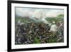 Vintage Civil War Print of the Battle of Five Forks-Stocktrek Images-Framed Premium Giclee Print