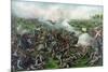 Vintage Civil War Print of the Battle of Five Forks-Stocktrek Images-Mounted Premium Giclee Print