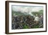 Vintage Civil War Print of the Battle of Five Forks-Stocktrek Images-Framed Art Print