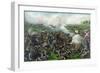 Vintage Civil War Print of the Battle of Five Forks-Stocktrek Images-Framed Art Print