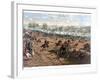 Vintage Civil War Print of the Battle of Gettysburg-Stocktrek Images-Framed Photographic Print