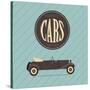 Vintage Classic Car-vector pro-Stretched Canvas