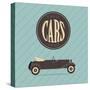 Vintage Classic Car-vector pro-Stretched Canvas