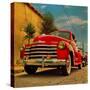 Vintage Classic Truck-Salvatore Elia-Stretched Canvas