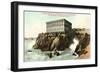 Vintage Cliff House-null-Framed Premium Giclee Print