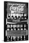 Vintage Coca Cola Bottle Cases Coke B&W Photo Print Poster-null-Framed Standard Poster