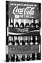 Vintage Coca Cola Bottle Cases Coke B&W Photo Print Poster-null-Mounted Standard Poster