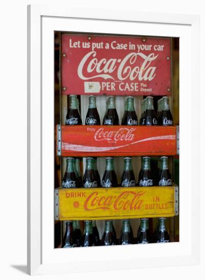 Vintage Coca Cola Bottle Cases Coke-null-Framed Photo