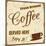 Vintage Coffee Poster-radubalint-Mounted Premium Giclee Print