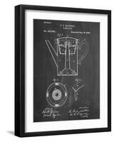 Vintage Coffee Pot Patent-null-Framed Art Print