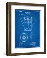 Vintage Coffee Pot Patent-null-Framed Art Print