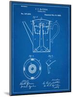 Vintage Coffee Pot Patent-null-Mounted Art Print