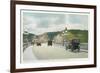 Vintage Colorado Street Bridge, Pasadena, California-null-Framed Art Print