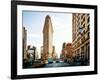 Vintage Colors Landscape of Flatiron Building and 5th Ave, Manhattan, New York City, United States-Philippe Hugonnard-Framed Premium Photographic Print