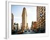 Vintage Colors Landscape of Flatiron Building and 5th Ave, Manhattan, New York City, United States-Philippe Hugonnard-Framed Photographic Print