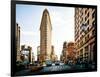 Vintage Colors Landscape of Flatiron Building and 5th Ave, Manhattan, New York City, United States-Philippe Hugonnard-Framed Photographic Print