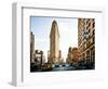 Vintage Colors Landscape of Flatiron Building and 5th Ave, Manhattan, New York City, United States-Philippe Hugonnard-Framed Photographic Print