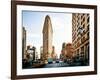 Vintage Colors Landscape of Flatiron Building and 5th Ave, Manhattan, New York City, United States-Philippe Hugonnard-Framed Photographic Print