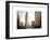 Vintage Colors Landscape of Flatiron Building and 5th Ave, Manhattan, NYC, White Frame-Philippe Hugonnard-Framed Art Print