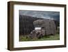 Vintage Commer truck with hay bales, Hawea Flat, near Wanaka, Otago, South Island, New Zealand-David Wall-Framed Photographic Print