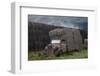 Vintage Commer truck with hay bales, Hawea Flat, near Wanaka, Otago, South Island, New Zealand-David Wall-Framed Photographic Print