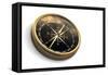 Vintage Compass Isolated on White-Sashkin-Framed Stretched Canvas