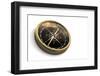 Vintage Compass Isolated on White-Sashkin-Framed Photographic Print