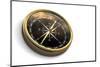 Vintage Compass Isolated on White-Sashkin-Mounted Photographic Print