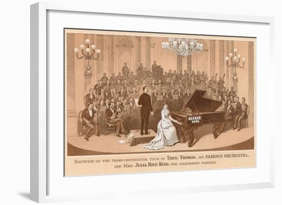 Vintage Concert Souvenir-null-Framed Art Print