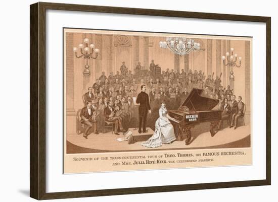 Vintage Concert Souvenir-null-Framed Art Print