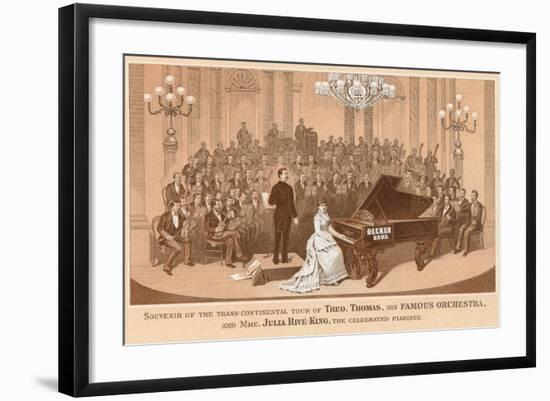 Vintage Concert Souvenir-null-Framed Art Print