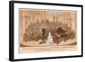 Vintage Concert Souvenir-null-Framed Art Print