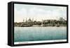 Vintage Constantinople Skyline, Turkey-null-Framed Stretched Canvas