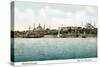 Vintage Constantinople Skyline, Turkey-null-Stretched Canvas