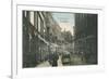 Vintage Copenhagen Street Scene-null-Framed Art Print